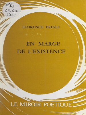 cover image of En marge de l'existence